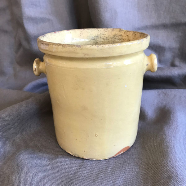 Terracotta-Creamware-Pot-with-Handles